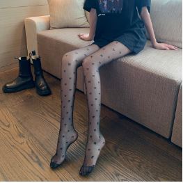 PH-33 Pantyhose Pita Stoking Overknee Socks Stoking Motif Bunga Cosplay Lolita