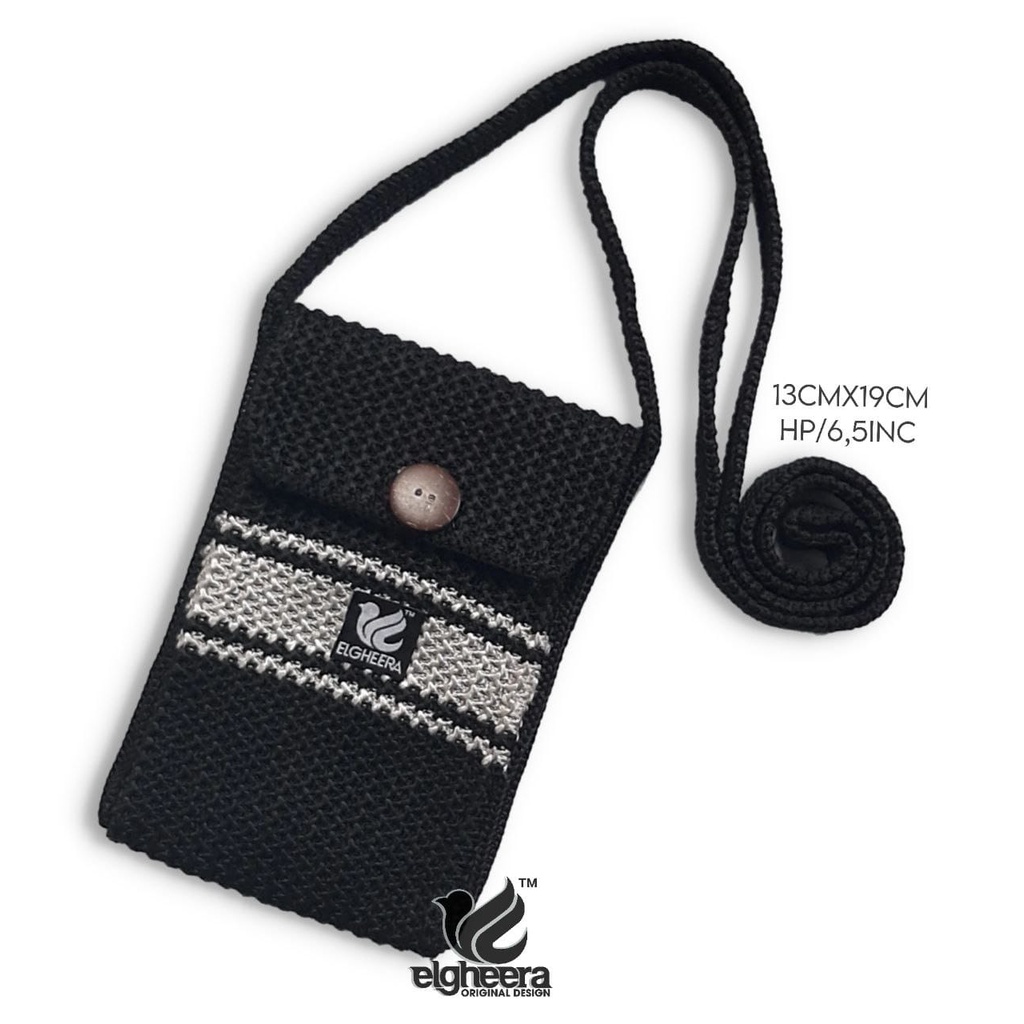Tas Selempang Keren HP Rajut HP Rajut Two Color / Tas Hp Keren