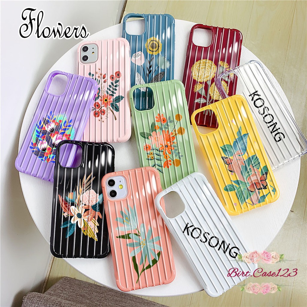 Softcase FLOWERS Oppo A3s A1k A5 A9 2020 A7 F9 A5s A31 A52 A92 A37 A53 A83 F1s F11 Pro Reno 2 BC2614