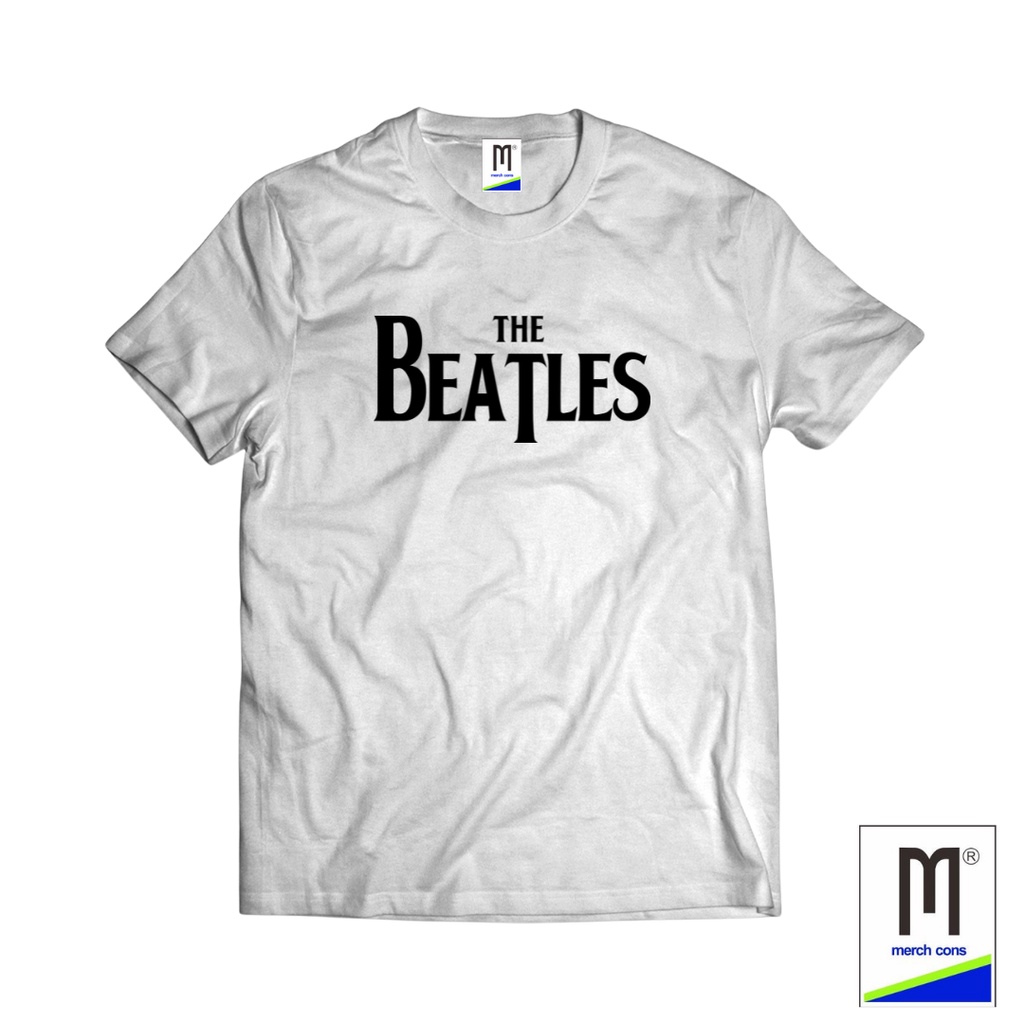 TSHIRT MARCHANDISE BAND THE BEATLES PUTIH