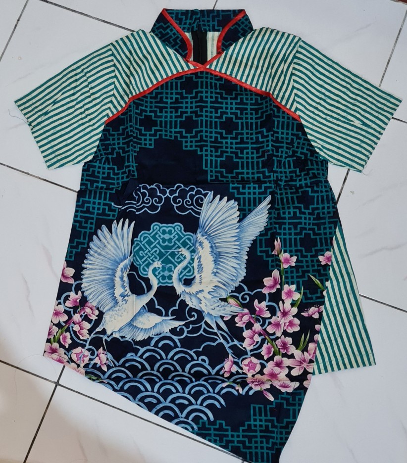 Batik Wanita - Atasan Imlek Blouse Batik Wanita Fashion 583