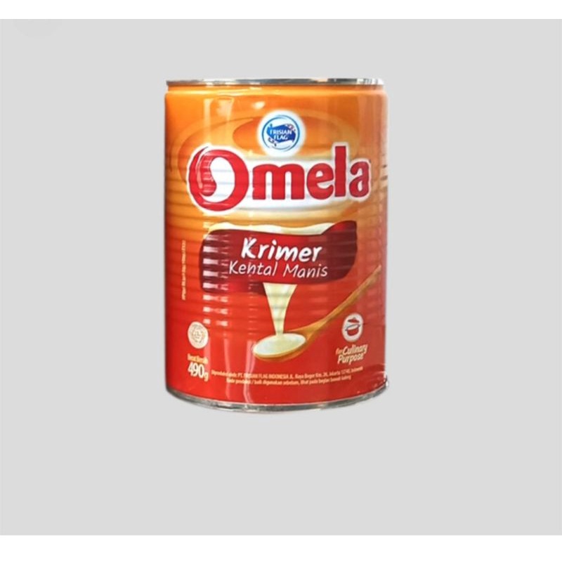 

Frisian Flag Kental Omela Plain Kaleng 490gr / 370gr