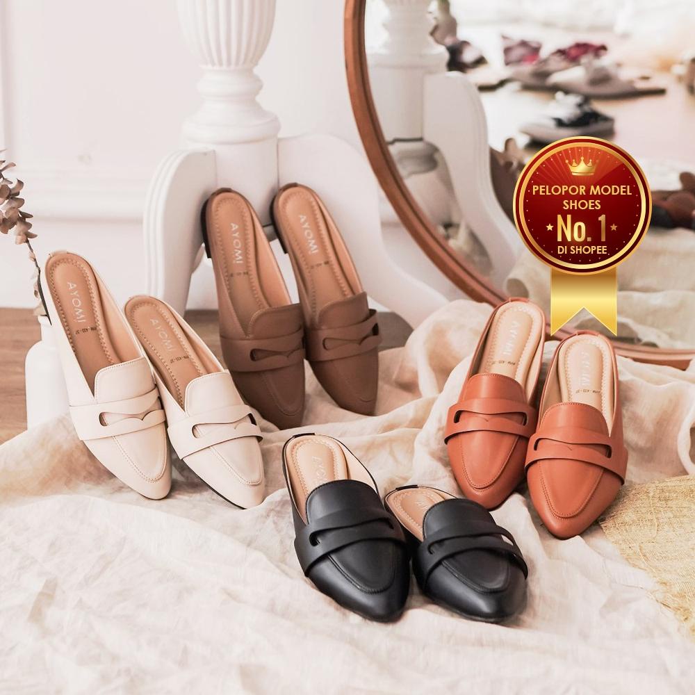 [PROMO KC092] Ayomichan - Flat Shoes AYOMI Leona AYM433 Flat wanita Best Terlaris