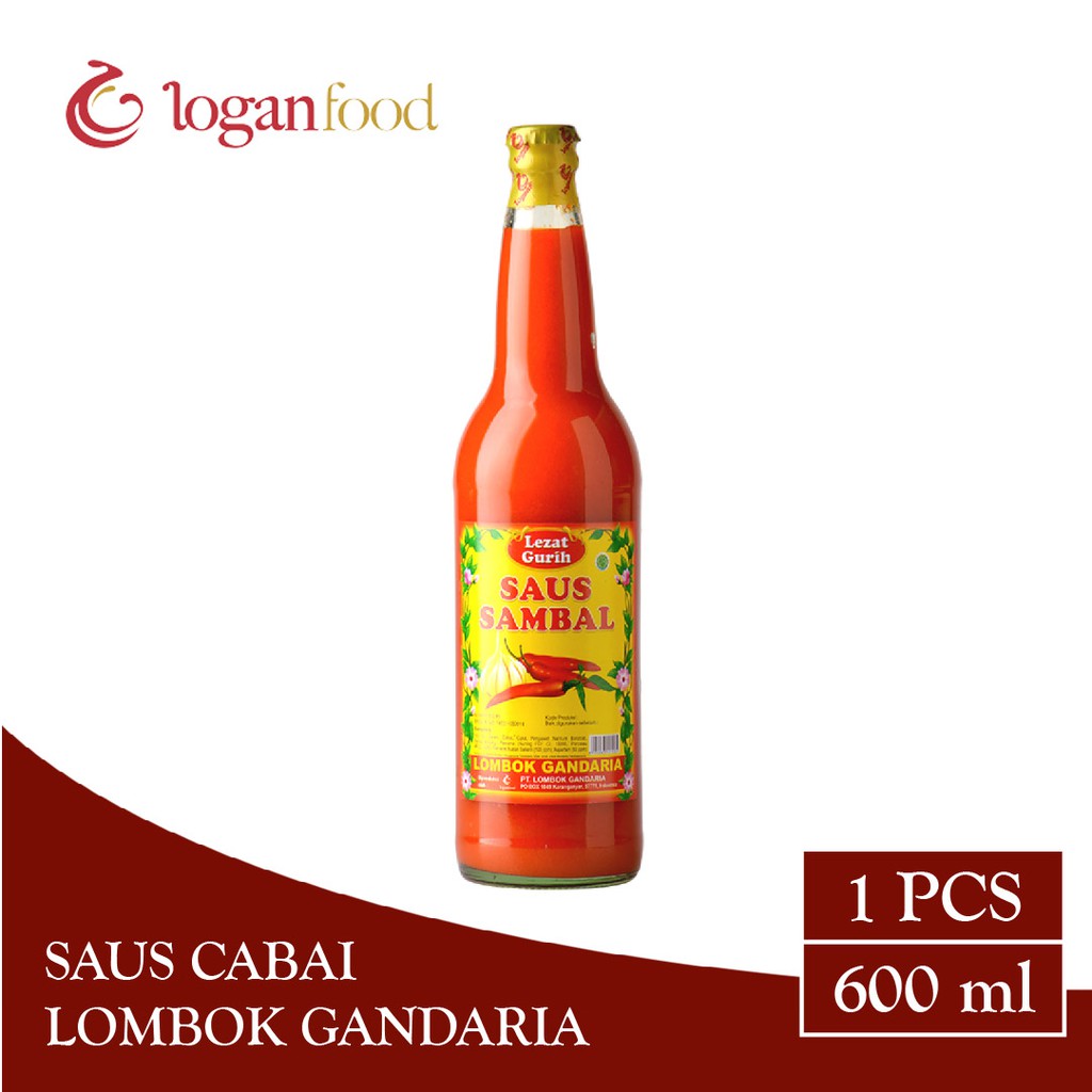 

Lombok Gandaria Saus Cabai Botol Kaca 600 ml