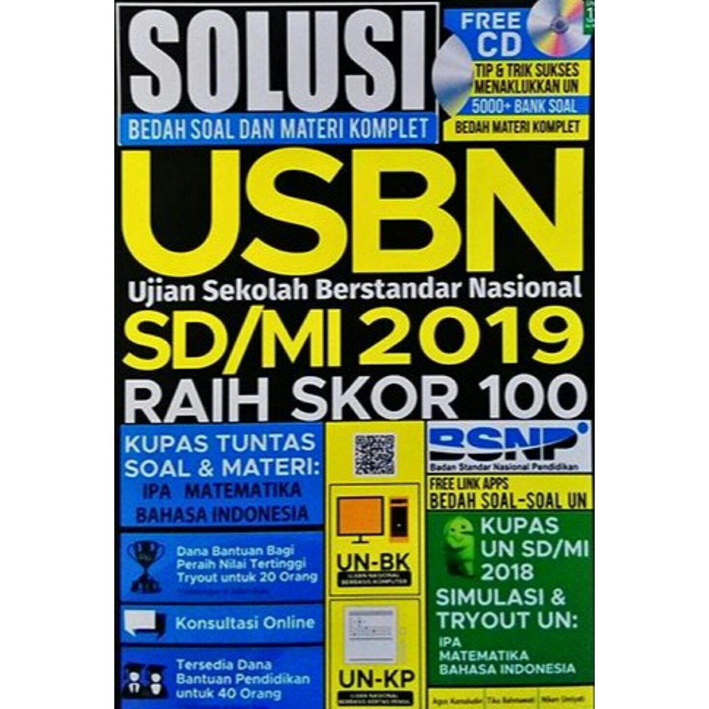 Jual Buku Solusi Bedah Soal Materi Komplet USBN 2019 SD | Shopee Indonesia