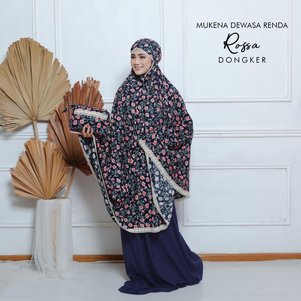 PUSAT MUKENA TASIK - MUKENA DEWASA RAYON RENDA ROSSA