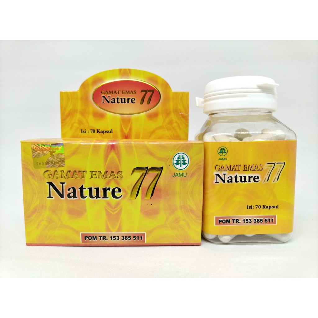 Kapsul Ekstrak Gamat Emas Nature 77