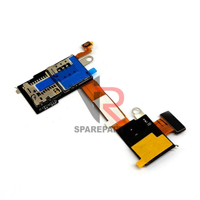 FLEXIBLE CONNECTOR SIM SONY M2 AQUA / D2403 / D2302 (SINGLE) KONEKTOR SIM CARD + MMC