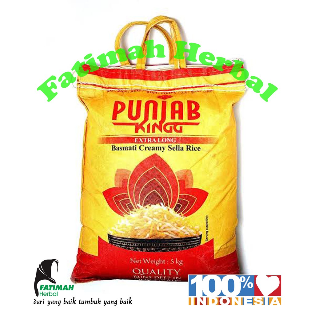 

Beras India Basmati Punjab King - 10 kg