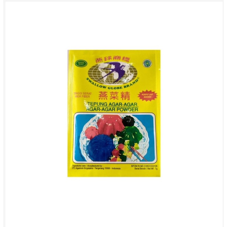 

Agar Agar Swalaw Globe 7'g