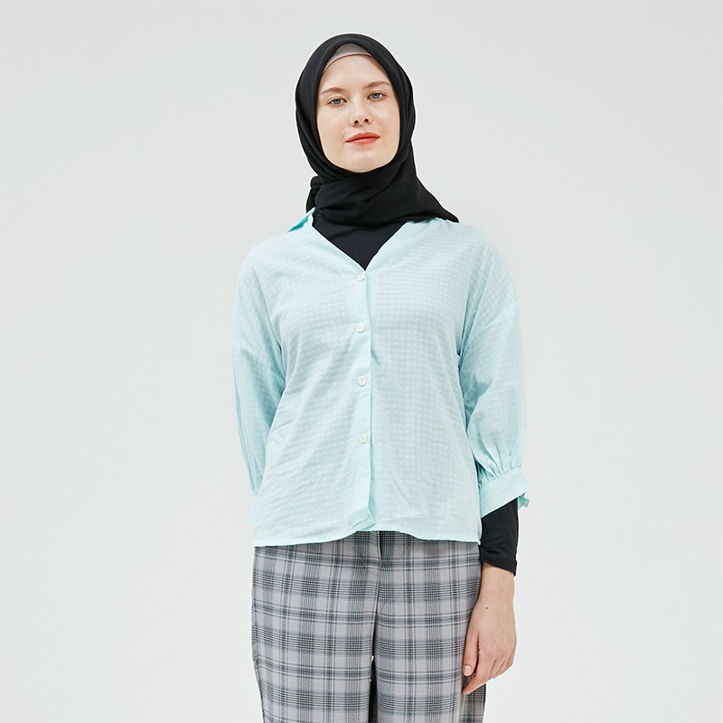 

MFMW "Roveinstein" Blouse Biru Wanita
