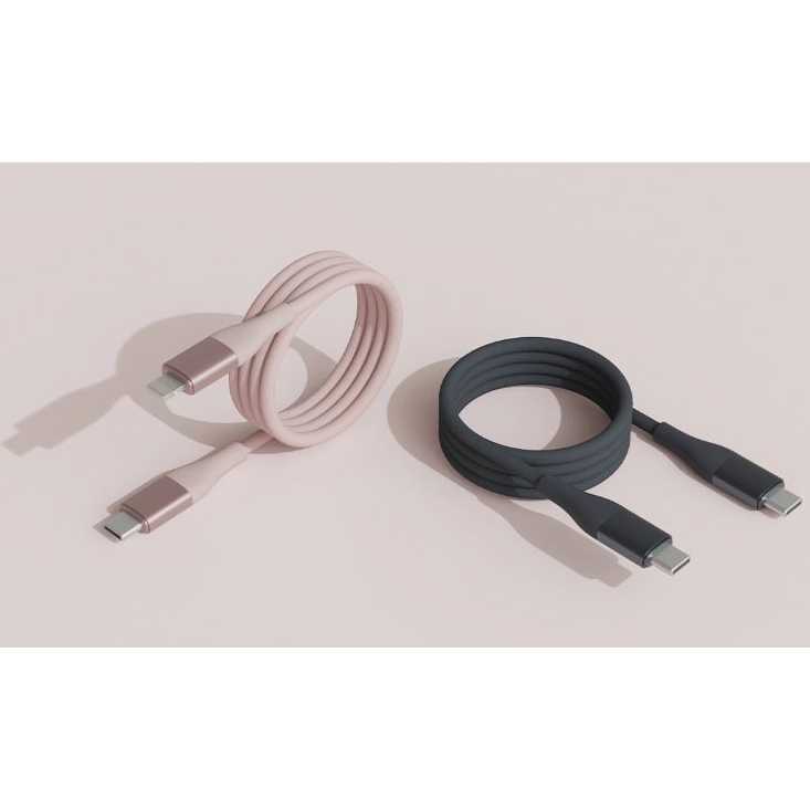 Kabel  casan isi ulang batrai hp handphone aksesoris hp daya isi ulang  Charger USB Type C to Type C