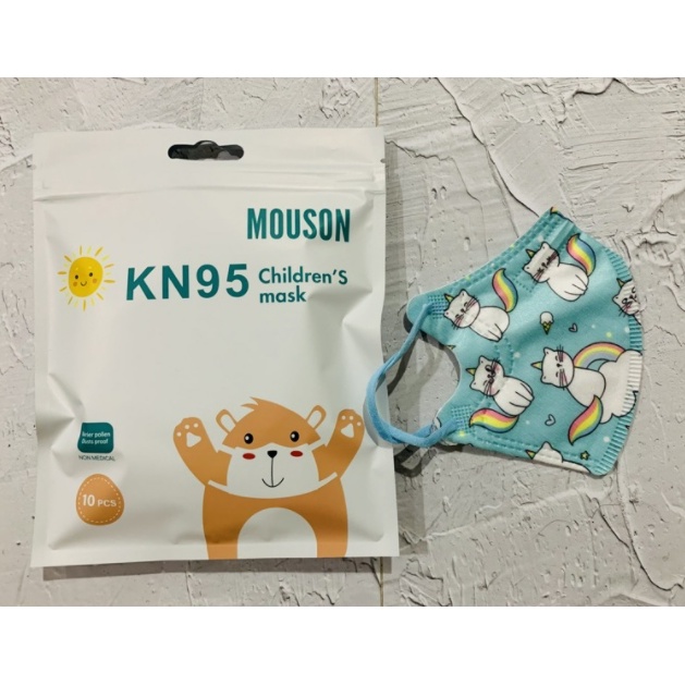 KN95 MOUSON KIDS BABY MOTIF KARAKTER PREMIUM N95 KIDS MASK 5PLY ISI 10PCS