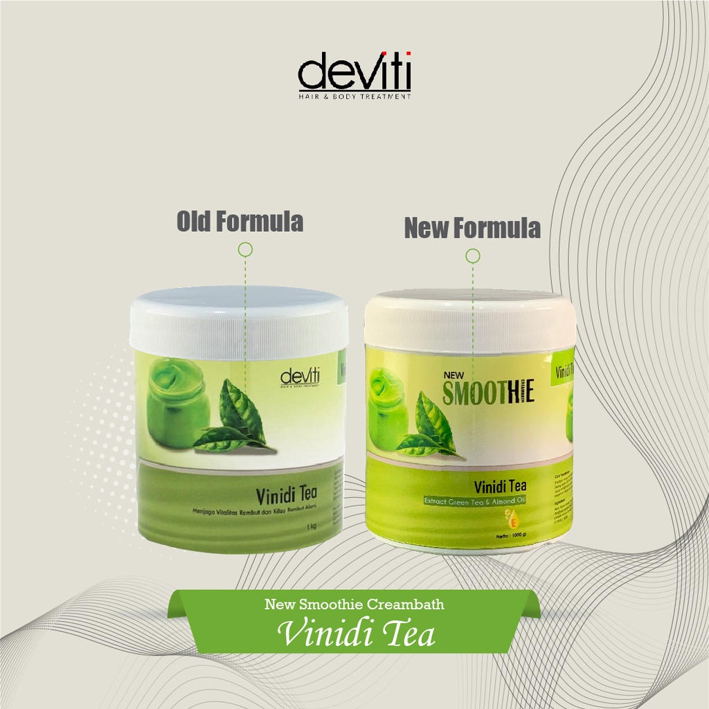 Deviti Smoothie Creambath Vinidi Tea Perawatan Rambut Berminyak 1Kg