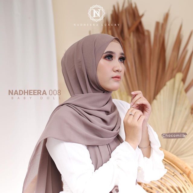 Hijab pashmina Nadheera N-08 Free Tuspin