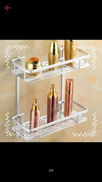 🍭🍭🍭rak Dinding Aluminium Serbaguna 2 Tingkat Hb269