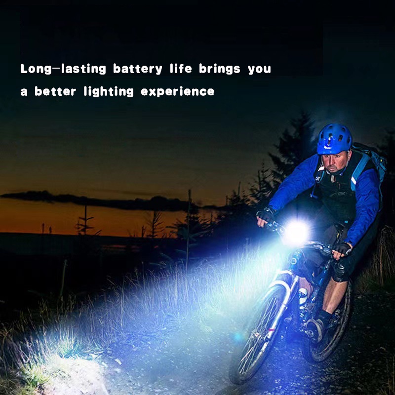 Lampu Senter Kepala Portable Anti Air Charge USB Untuk Camping / Hiking / Lari / Bersepeda