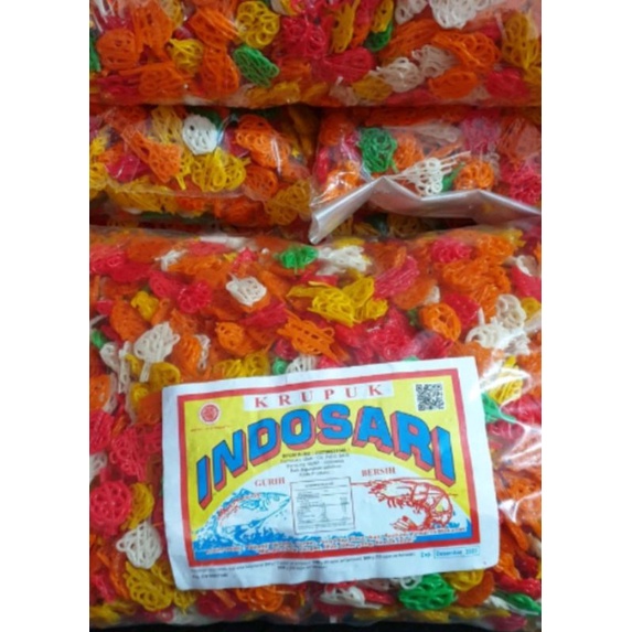 

Kerupuk MAWAR INDOSARI mentah,Repack 990g