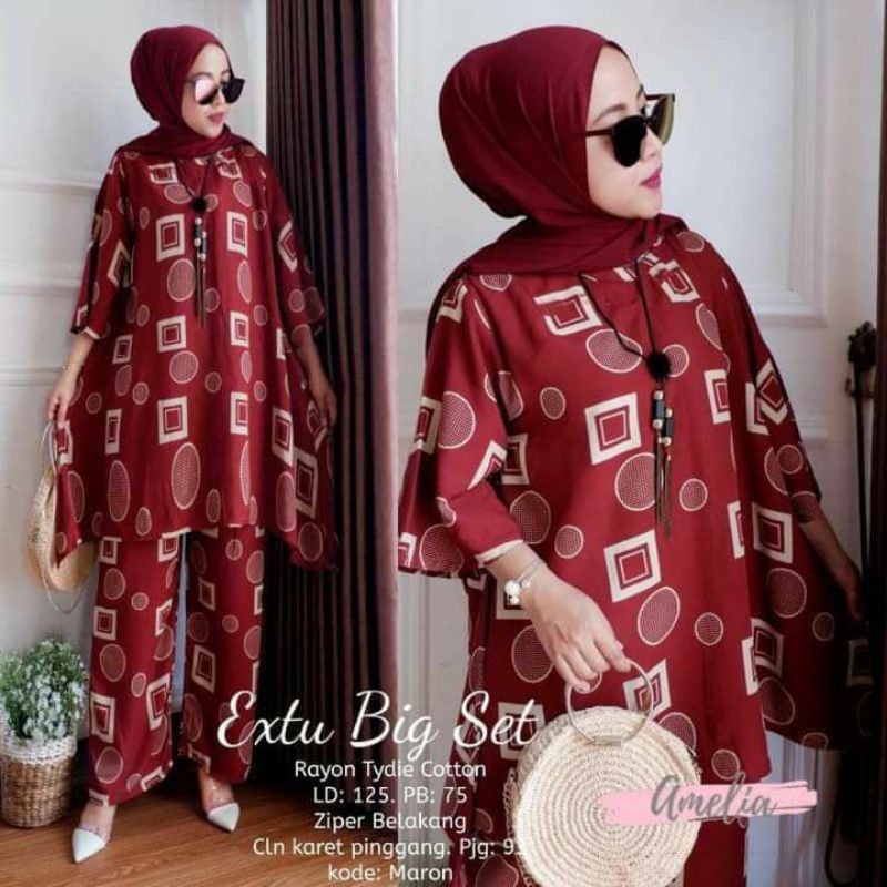 one set waka waka monik big set/extu big set/daster renda