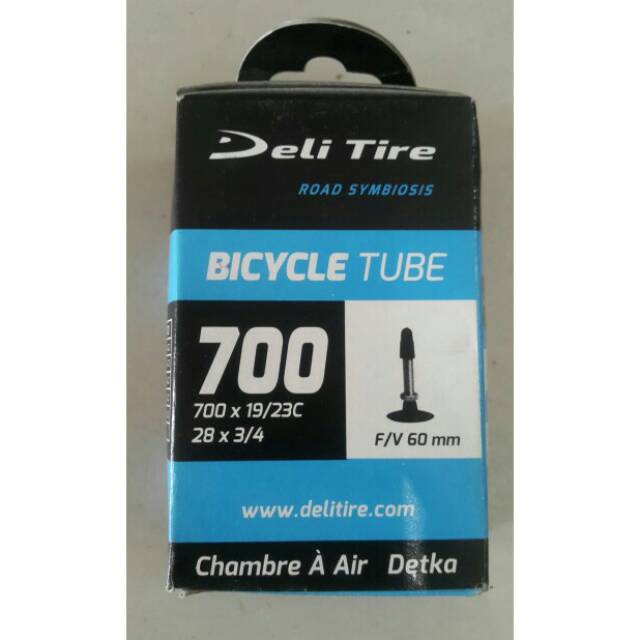 Ban dalam fixie/roadbike 700 x 19/23c F/V 60mm deli tire
