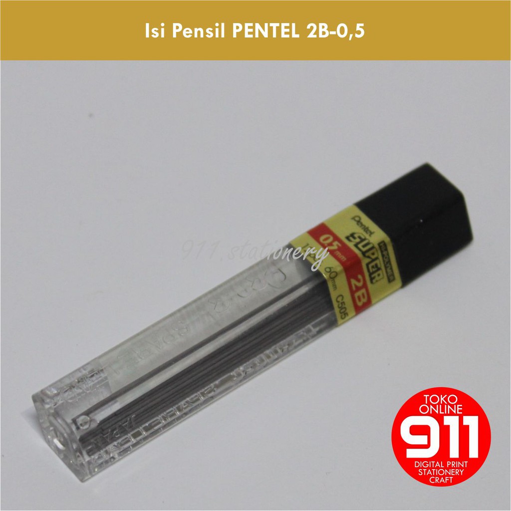 

ISI PENSIL PENTEL 0,5 2B