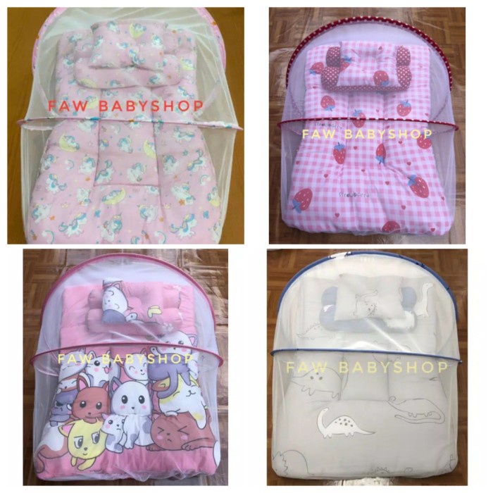 Bayi-Kelambu- Kasur Lipat Kelambu Bayi / Kasur Kelambu Bayi / Matras Kelambu Bayi - Netral -Kelambu-