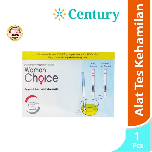 WOMAN CHOICE PREGNANCSTRIPY TEST + WADAH URINE / TESTPACK / TES KEHAMILAN / ALAT UJI KEHAMILAN