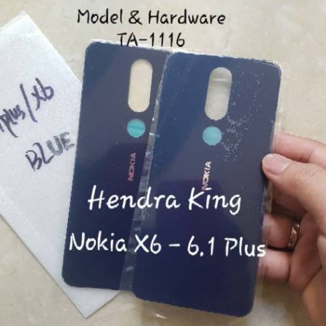 Back casing Nokia X6 / Back casing nokia 6.1 plus / Back door Nokia 6.1