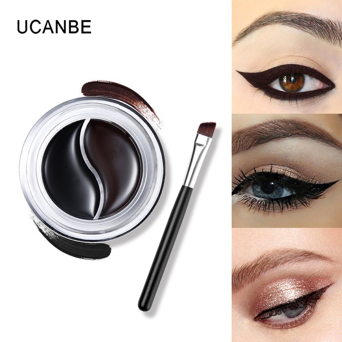 UCANBE 2 IN 1 Long-Wear Gel Eyeliner Duo - Dua