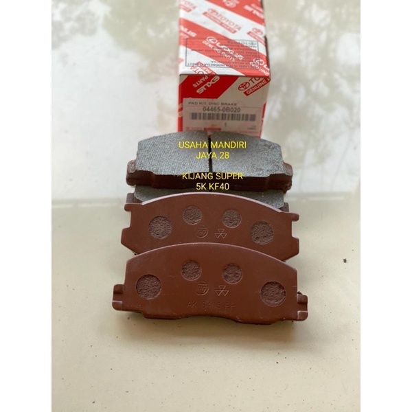 KAMPAS REM DEPAN-BRAKE PAD FRONT KIJANG GRAND/5K/KF40 04465-0B020