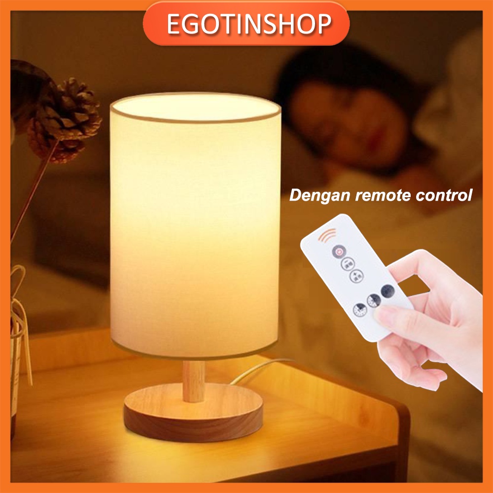 Lampu Tidur Led Lampu Meja Lampu Desk Lampu Led Bedside Lampu Vintage Lampu Gaya Jepang Lampu Bedroom Lampu Remote Control Lampu Wireless Lampu