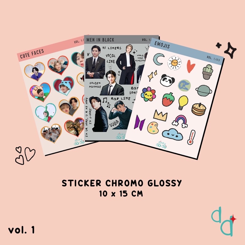 

Sticker Kisscut A6 BTS