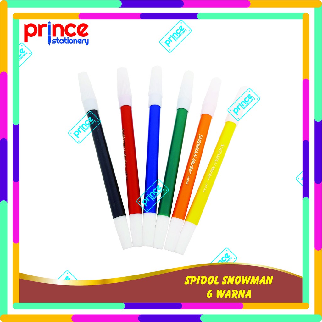 

SPIDOL SNOWMAN 6 WARNA PW-6A