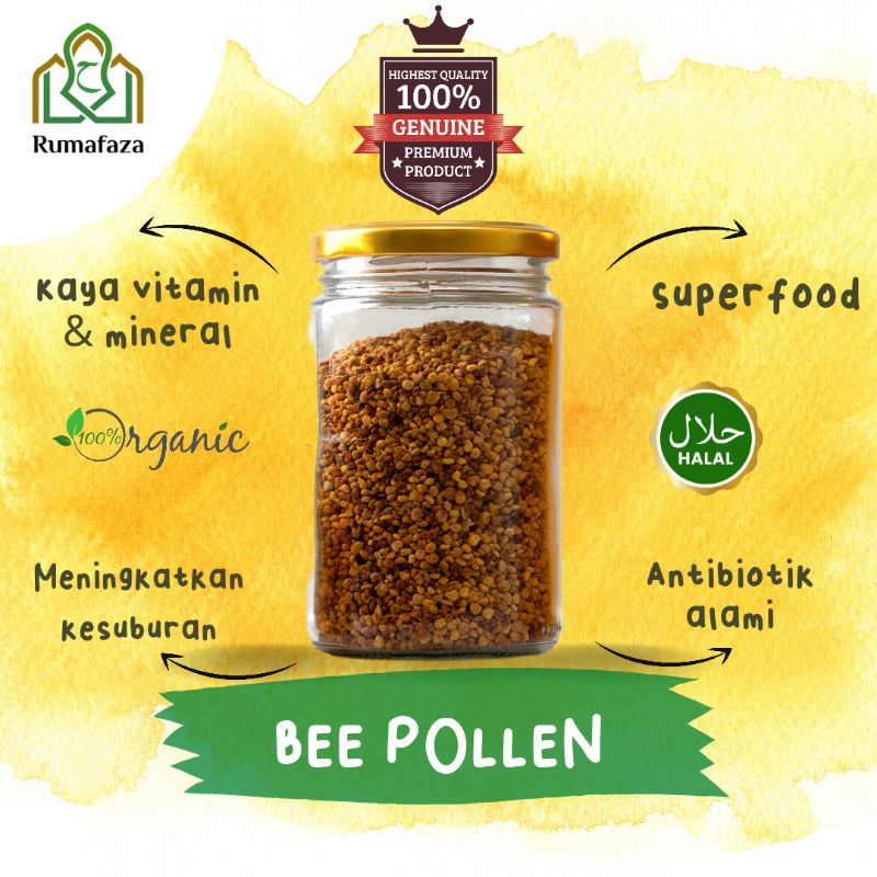 

Bee Pollen Raw, Fresh, & Super Quality