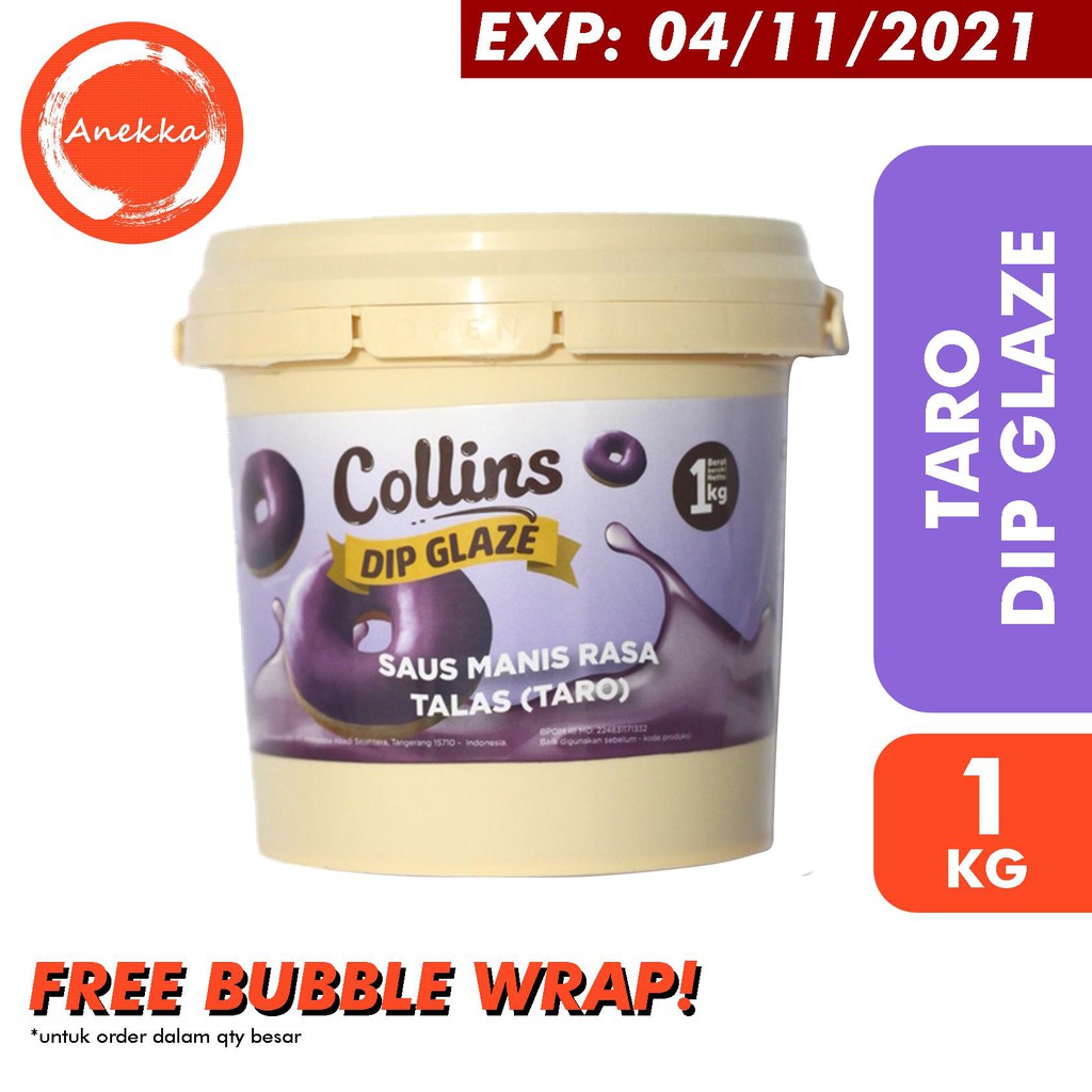 

Collins Dip Glaze Rasa Talas/Taro [Bucket 1kg]