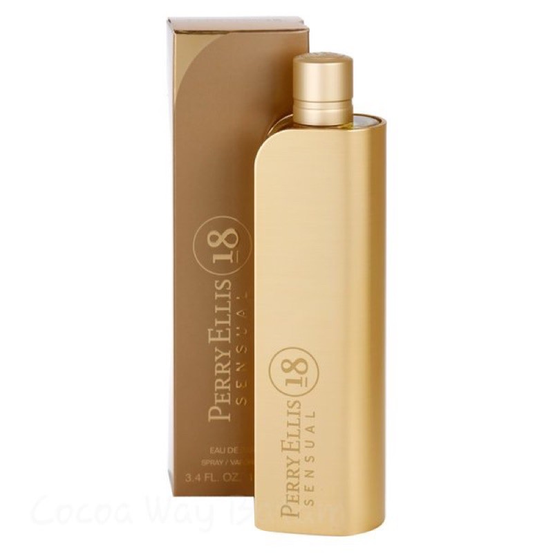 Parfum Original Wanita Perry Ellis 18 Woman Sensual EDT 100 ml