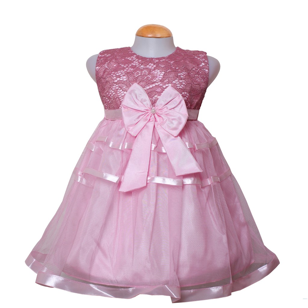 Dress Kids Mica/ Promo Dress Pesta Brukat Gliter Best Seller Murah/Pakaian Anak Princess  1 Tahun