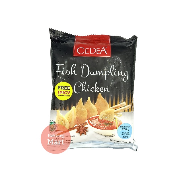 

Cedea Chicken Dumpling Ayam 200gram Termasuk Spicy Sauce