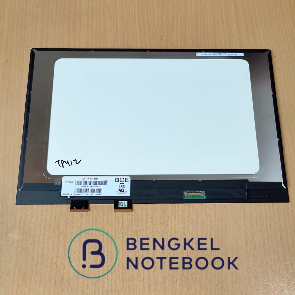 LCD Touchscreen Asus VivoBook Flip 14 TP412 TP412U TP412UA 1920x1080 Packing Kayu