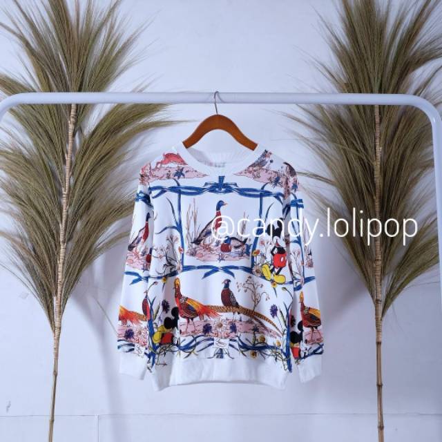 Sweater guccii x disney mickey premium , sweater mickey mouse guccii import premium