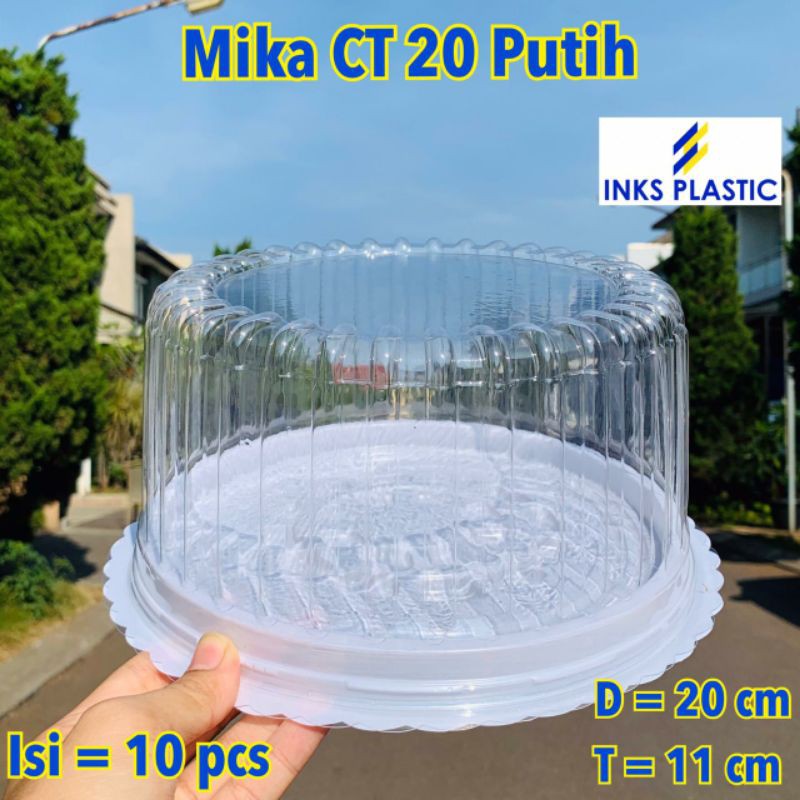 Jual Mika Ct Putih Mika Tumpeng Mika Bolu Isi Shopee Indonesia