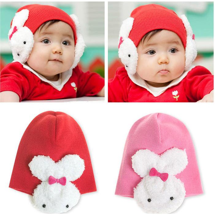 Kupluk Anak | Two Bunny Big Hat