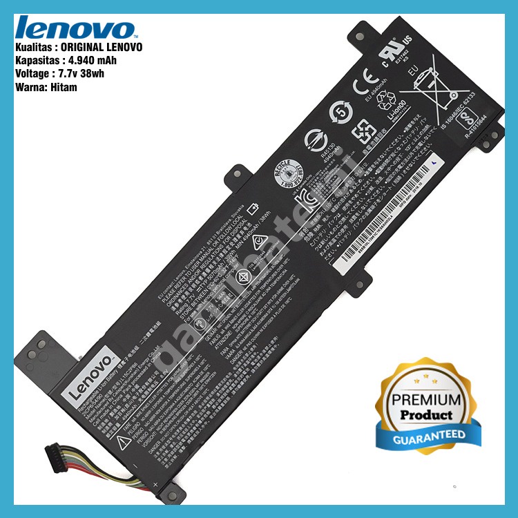 Baterai Lenovo Ideapad 310-14ISK L15L2PB2 L15L2PB4 L15M2PB2