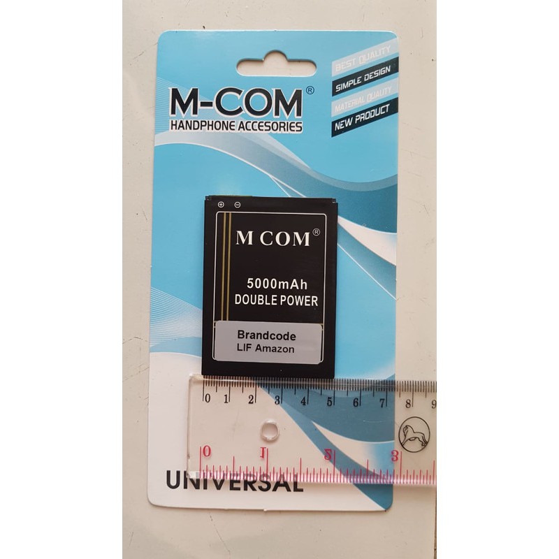 Battery Batre Baterai Double Power Mcom Brancode Brand Code Brandcode L1F Amazon