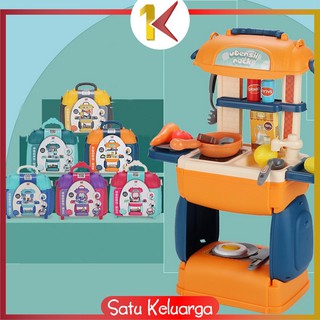 Jual SK-M144 Mainan Anak Tas Koper 3in1 Suitcase Mainan Kitchen Set