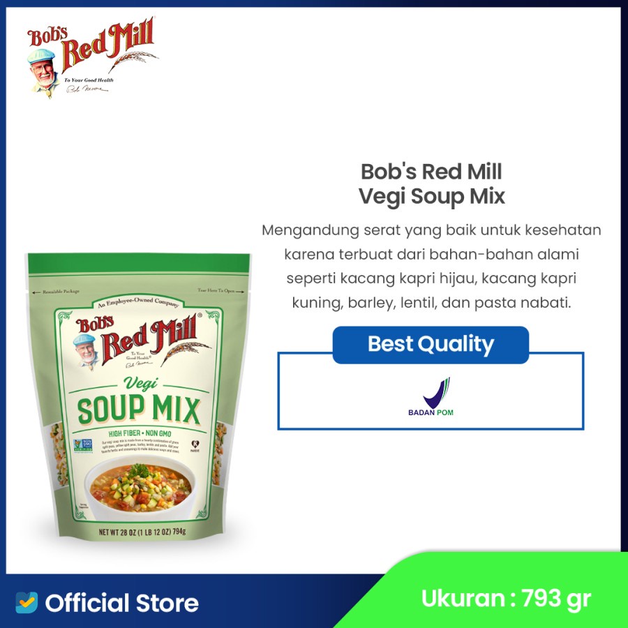 

Bob's Red Mill Vegi Soup Mix 793 gr