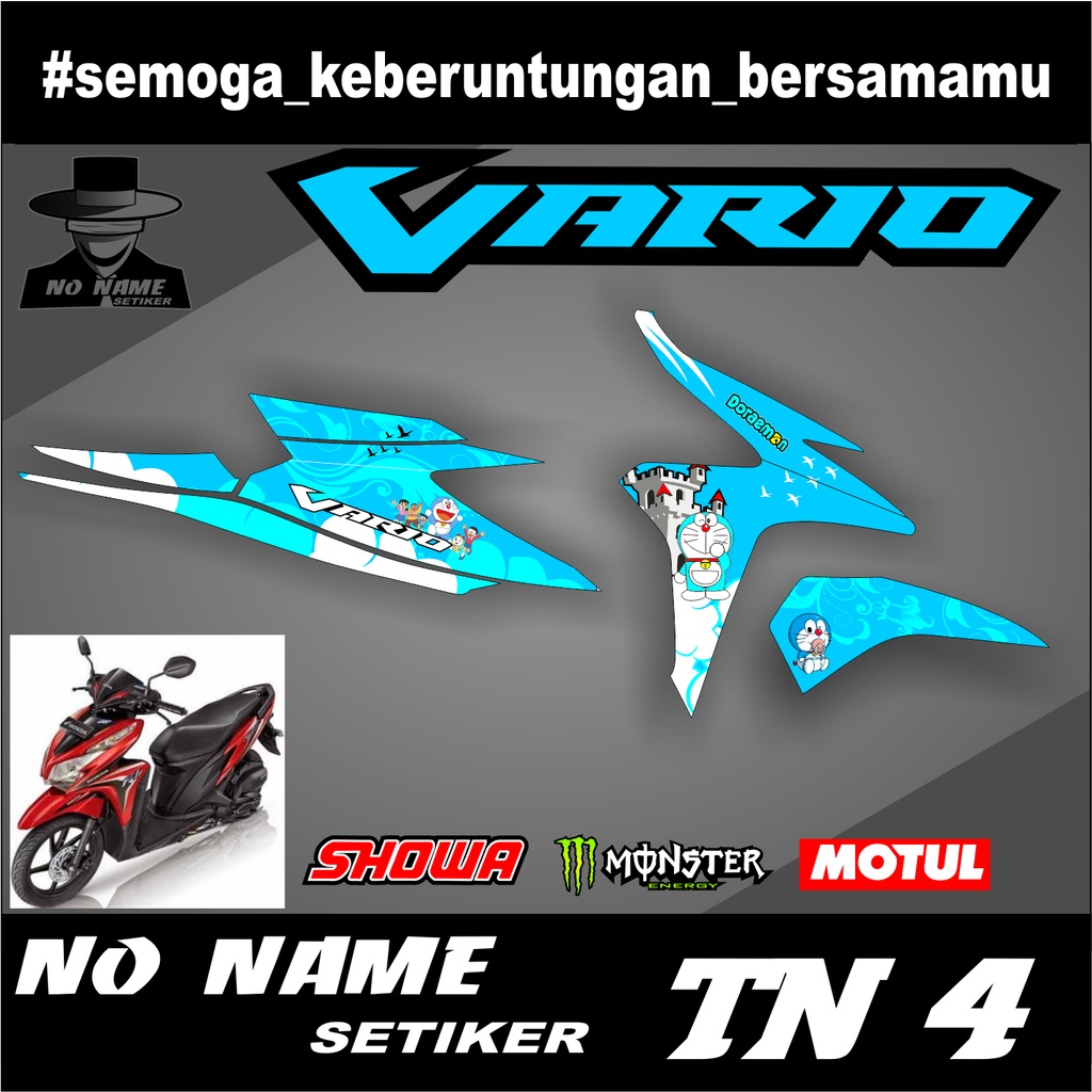 STIKER STRIPING VARIO TECHNO 125 FI 2014 (tn4) STRIPING STIKER LIST