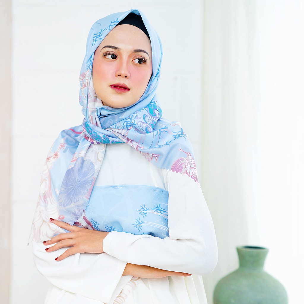 Radwah - Premium Samudra Scarf - Scarf Printing