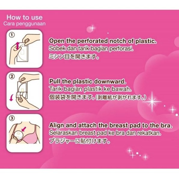 Mama Pad Disposable Breast Pads Penyerap ASI Mamapad Flower Isi 56