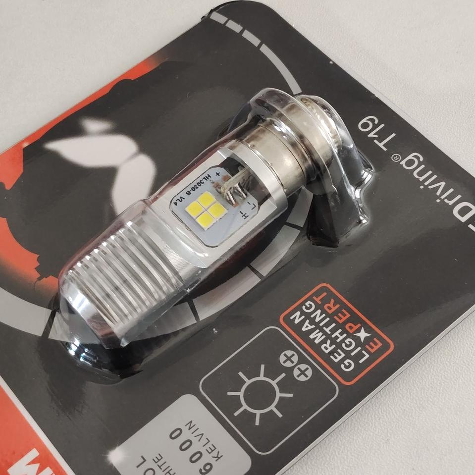 L3I3 OSRAM LED T19 M5 K1 lampu  motor H6 PUTIH AC/DC- Plug n Play Laris